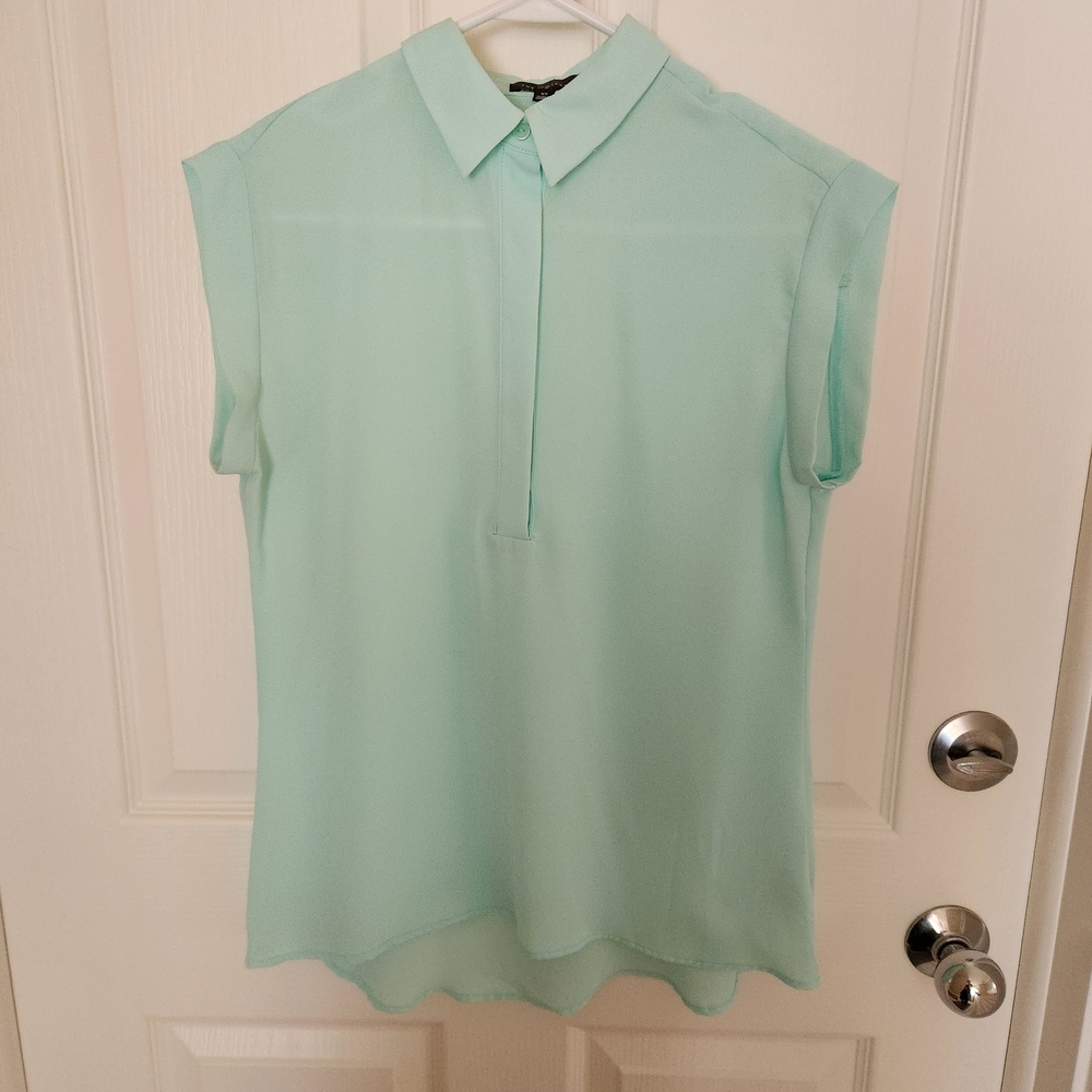 The LIMITED Mint Green Sleeveless Blouse XS